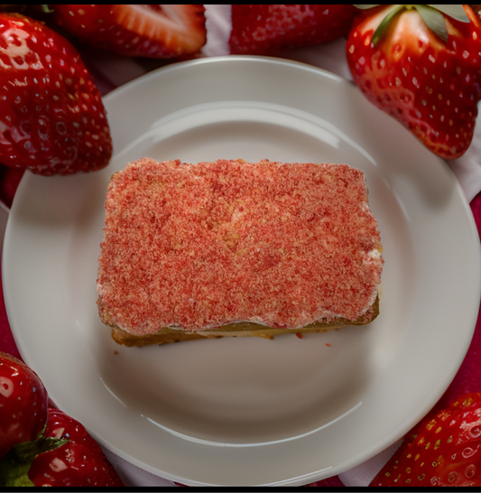 Strawberry Shortcake Brownies