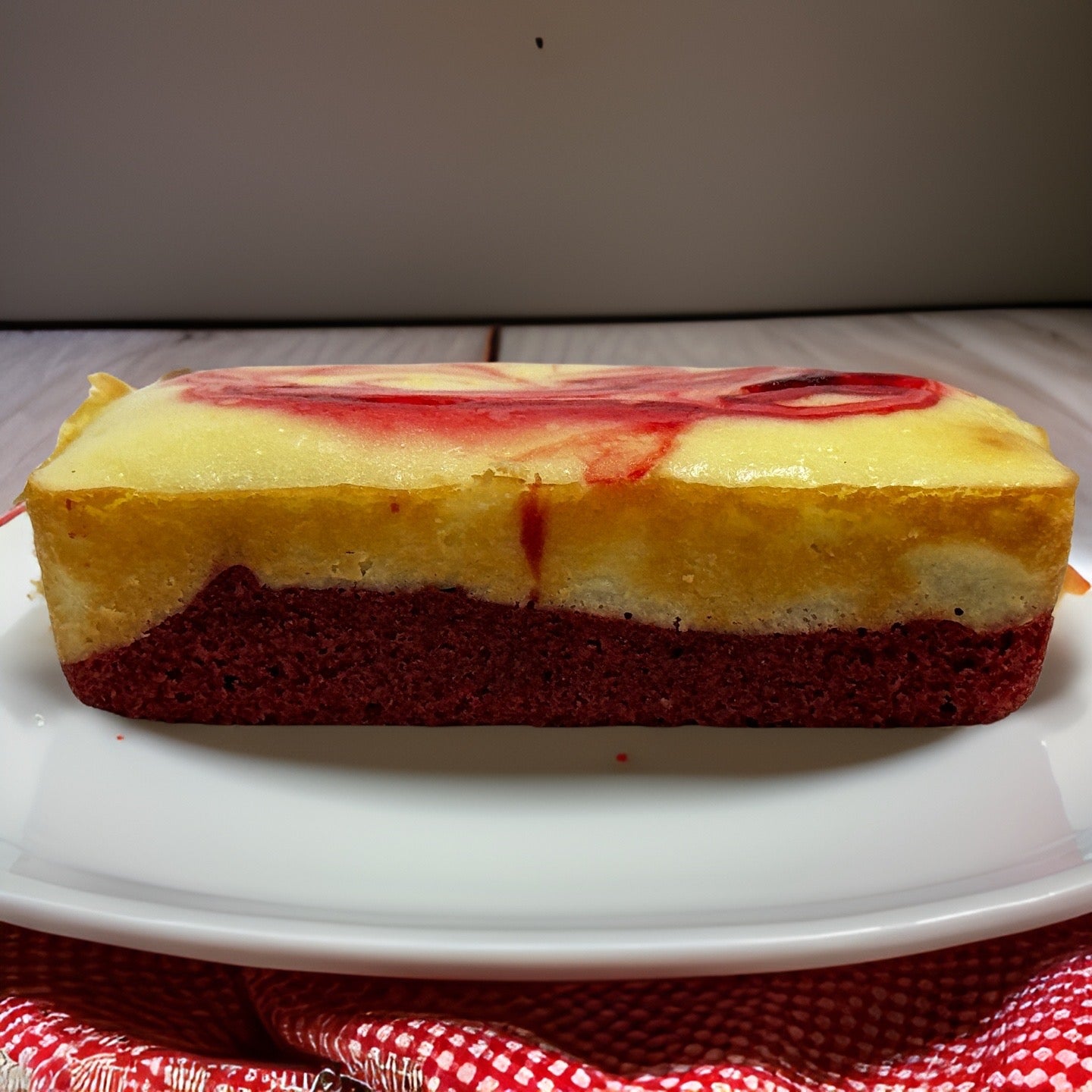 Red Velvet Cream Cheese Brownies